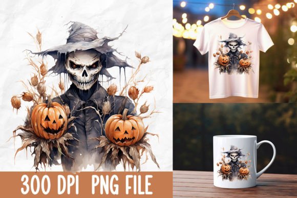 Download Grunge Gothic Spooky Skeleton Scarecrow - Gothic spooky Collection